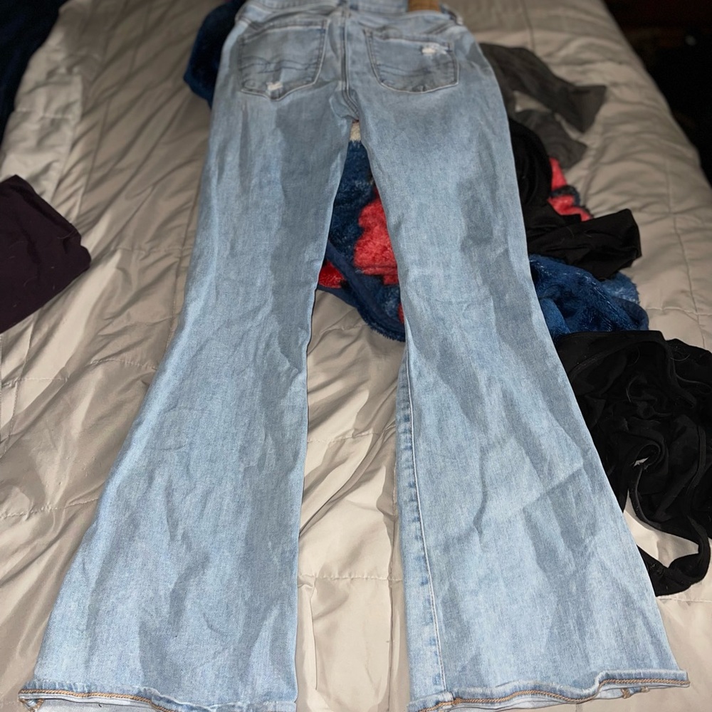American Eagle Light Wash Flare Jeans